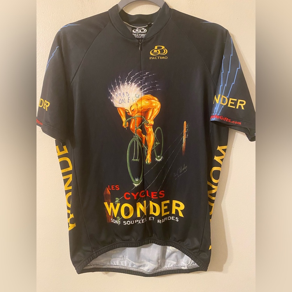 Pactimo‎ Les Cycles Wonder Mad One 5.0 3/4 Zip Cycling Jersey Mens Size Medium